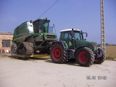 JOHN DEERE 9780 CTS & FENDT 818 VARIO TMS